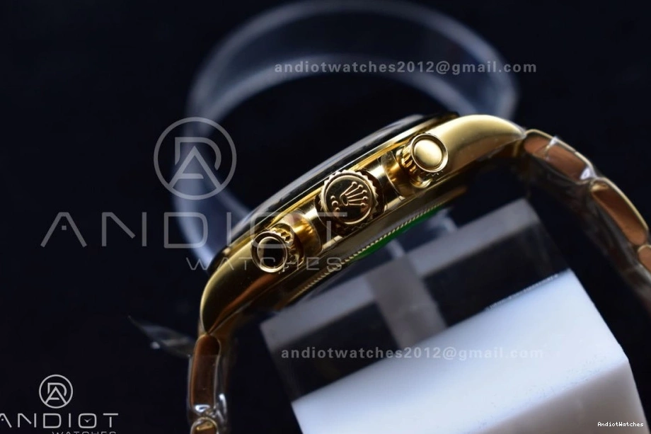 on Best Clean YG 415 V 116505 SA4130 Edition 1:1 Bracelet Daytona Dial Black Vibrant 0307